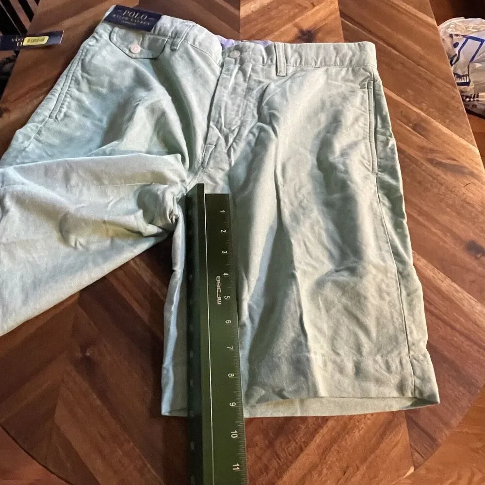 Polo Ralph Lauren Shorts Golf Classic Fit Casual‎ Light Green Mens 32 New